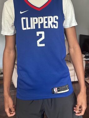 Official Nike Blue Los Angeles Clippers #2 Sports Jersey